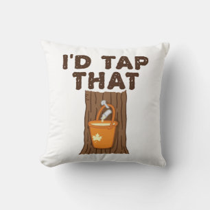 Ich Stach diese Ahornzuckerkultur Baumsirup Kissen