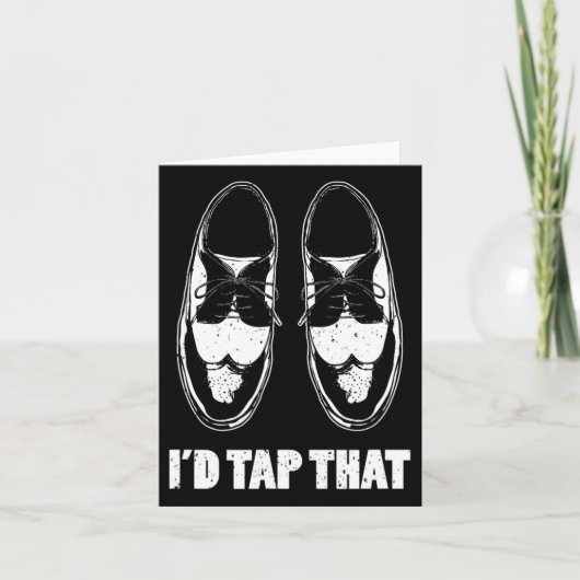 Ich Stach diese Tanzschuhe Karte (Vorderseite)