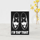 Ich Stach diese Tanzschuhe Karte (Gelbe Blume)