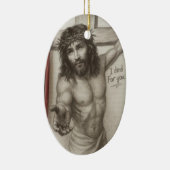 Ich starb für dich keramik ornament (Rechts)