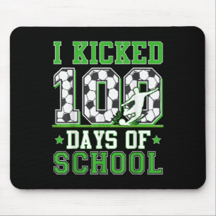 Ich startete 100 Tage Fußball am 100. Tag Kinder Mousepad