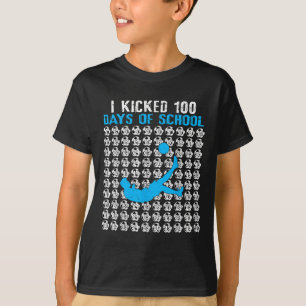 Ich startete 100 Tage Schulsoccer am 100. Tag des T-Shirt
