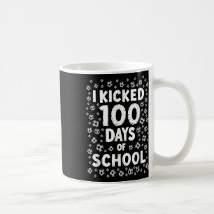 Ich startete 100 Tage Schulsoccer-Kinder 100 Tage Kaffeetasse