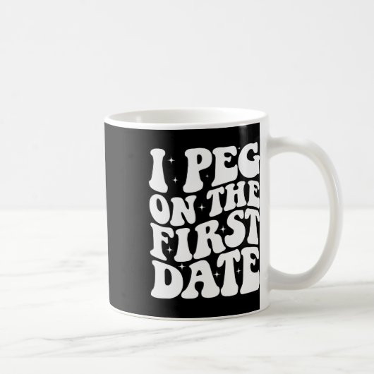 Ich stecke beim ersten Date Funny Relationship Goa Kaffeetasse (Rechts)