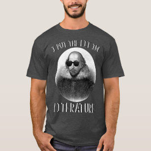 Ich stecke das LIT in die Literatur T-Shirt