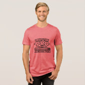 Ich stecke das Pro in Aufschieben | Lustiger Meme  Tri-Blend Shirt (Vorderseite voll)