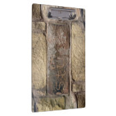 "Ich stecke fest" ein anderer Stein in der Wand Klemmbrett (Rechts)