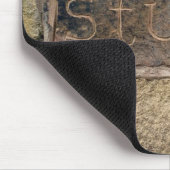 "Ich stecke fest" ein anderer Stein in der Wand Mousepad (Ecke)