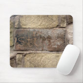 "Ich stecke fest" ein anderer Stein in der Wand Mousepad (Mit Mouse)