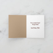 Ich stecke für deine Grußkarte Dankeskarte (Innenseite)