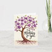 Ich stecke für deine Grußkarte Dankeskarte (Vorderseite)