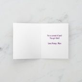 Ich stecke für deine Grußkarte Dankeskarte (Innenseite)