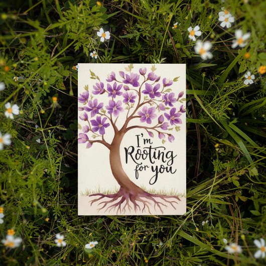 Ich stecke für deine Grußkarte Dankeskarte