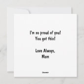 Ich stecke für deine Karte (Rückseite)