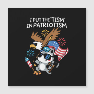 Ich steckte den Tismus in Patriotismus Athletic Ea Magnetkarte