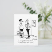 Ich steckte die Kombination in den Safe Postkarte (Stehend Vorderseite)