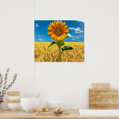 Ich stehe auf dem Poster der Ukraine (Küche)