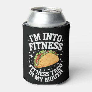Ich Stehe Auf Fitness Fitness Taco In Meinem Mund  Dosenkühler