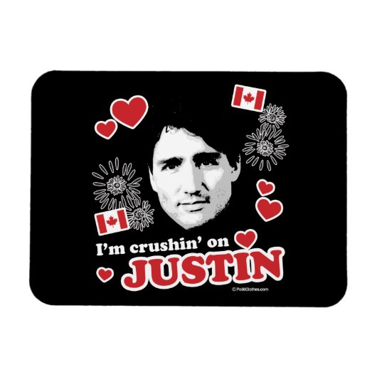 Ich stehe auf Justin -.png Magnet (Horizontal)