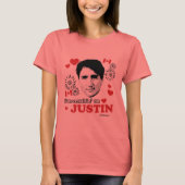 Ich stehe auf Justin -.png T-Shirt (Vorderseite)
