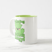 Ich stehe für die Biologie der Pflanze! Niedlicher Zweifarbige Tasse (Vorderseite Links)