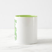 Ich stehe für die Biologie der Pflanze! Niedlicher Zweifarbige Tasse (Mittel)