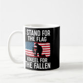 Ich stehe für die Fahne der Fallen - Kaffeetasse (Links)
