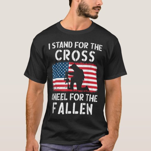 Ich stehe für die Fahne der Fallen - T-Shirt (Vorderseite)