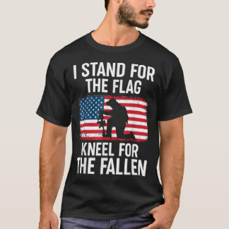 Ich stehe für die Fahne der Fallen - T-Shirt