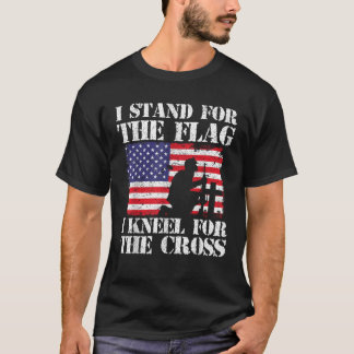Ich stehe für die Fahne, die ich für das 4. T-Shirt