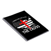 Ich stehe für die Fahne und das Knie für das Kreuz Notizblock (Rechte Seite)