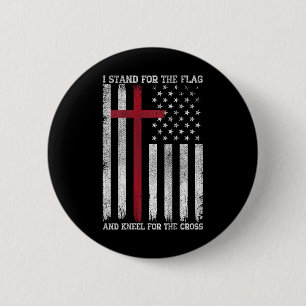 Ich stehe für die Flagge, knie für das Kreuz USA A Button