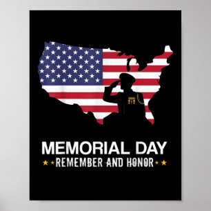 Ich stehe für die Flagge, knie für die Gefallenen Poster