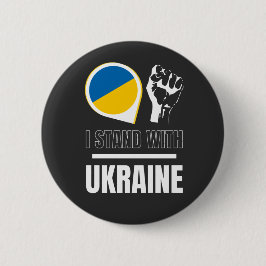Ich stehe für die Ukraine - Unterstützung der Ukra Button