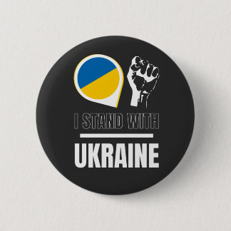 Ich stehe für die Ukraine - Unterstützung der Ukra Button