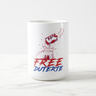Ich stehe für Duterte Free DU30 Free Duterte Kaffeetasse