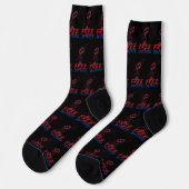 Ich stehe für Duterte Free DU30 Free Duterte Socken (Linkes Detail)