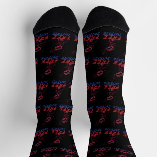 Ich stehe für Duterte Free DU30 Free Duterte Socken (Oben)
