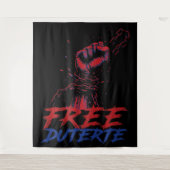 Ich stehe für Duterte Free DU30 Free Duterte Wandteppich (Vorderseite)