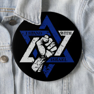 Ich stehe für Israel Button