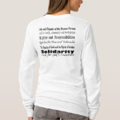 Ich stehe für (Querbalance T) T-Shirt (Rückseite)