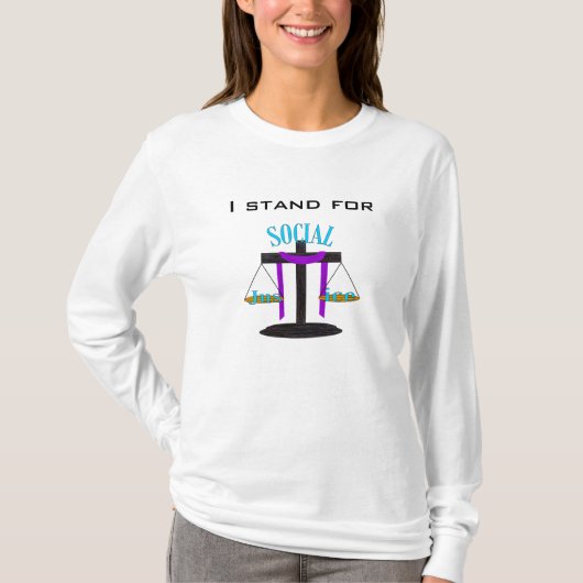 Ich stehe für (Querbalance T) T-Shirt (Vorderseite)