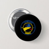 Ich stehe hinter dem Ukraine-Patrioten Button (Vorne & Hinten)