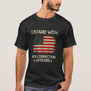 Ich stehe hinter der Bekleidung zur Unterstützung  T-Shirt