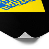 Ich stehe hinter der Ukraine2 Poster (Ecke)