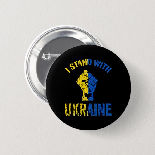 Ich stehe hinter der Ukraine7 Button (Vorne & Hinten)