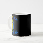 Ich stehe hinter der Ukraine7 Kaffeetasse (Vorderseite Links)