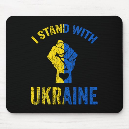 Ich stehe hinter der Ukraine7 Mousepad (Vorne)