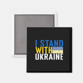 Ich stehe hinter der Ukraine 15 Magnet (Vorderseite/Rückseite)