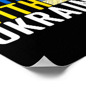Ich stehe hinter der Ukraine 15 Poster (Ecke)